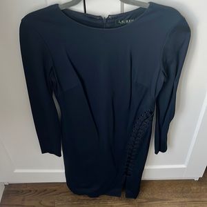 Ralph Lauren Navy blue long sleeve dress